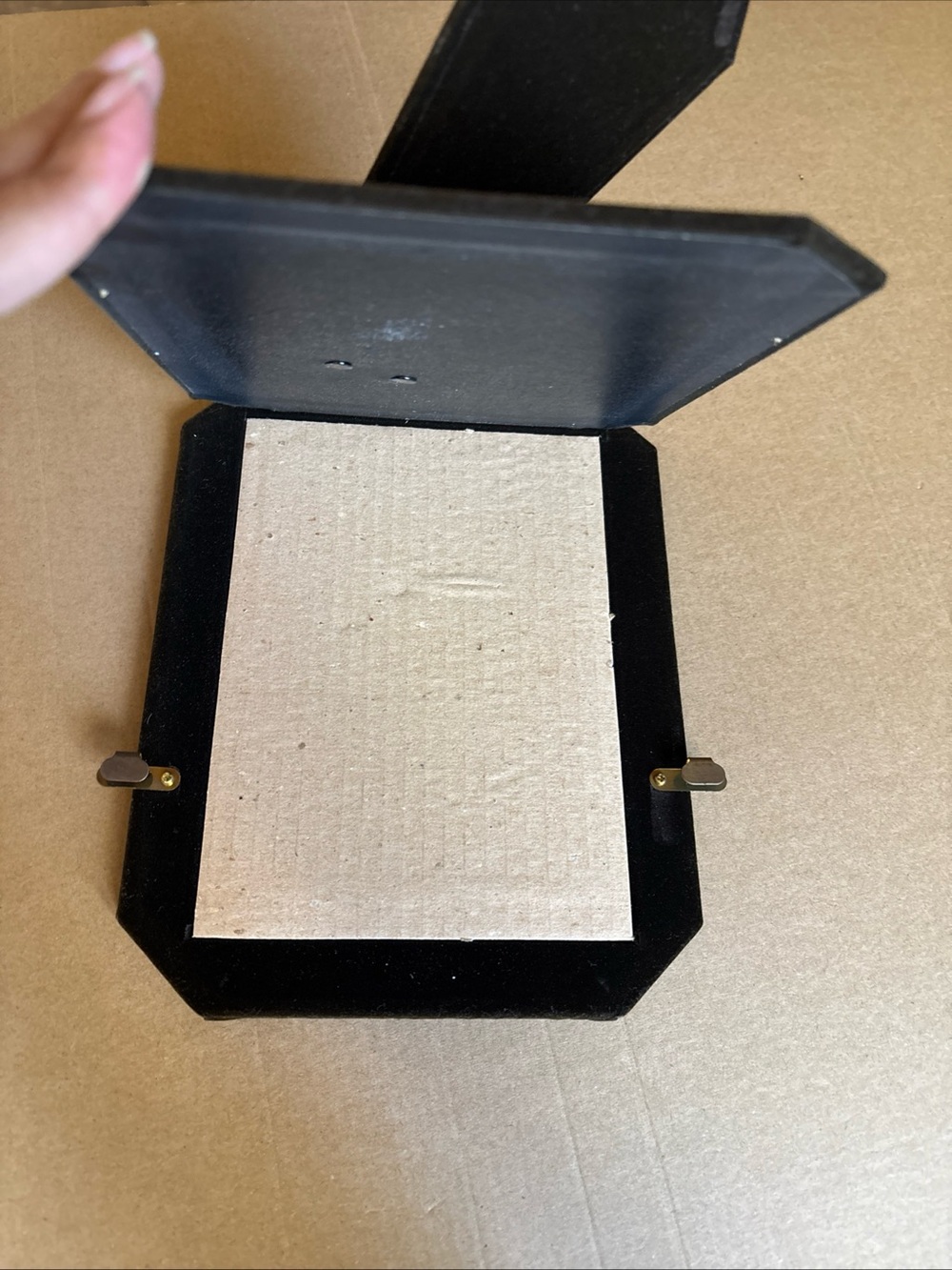 Vintage Black and Gold Picture Frame Art deco 6.5”x8.5” used home decoration - Picture 11 of 16